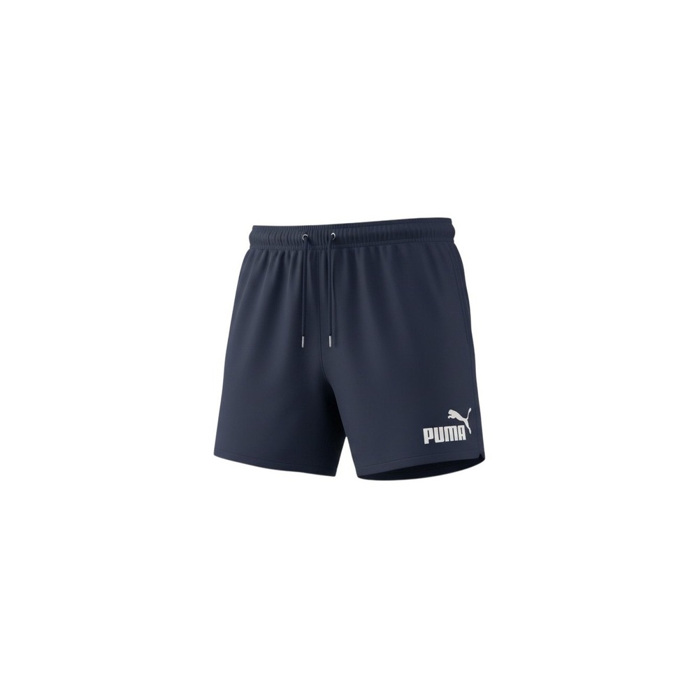 Puma Athletic Shorts Mens XL Navy Blue Logo Drawstring Activewear 1998